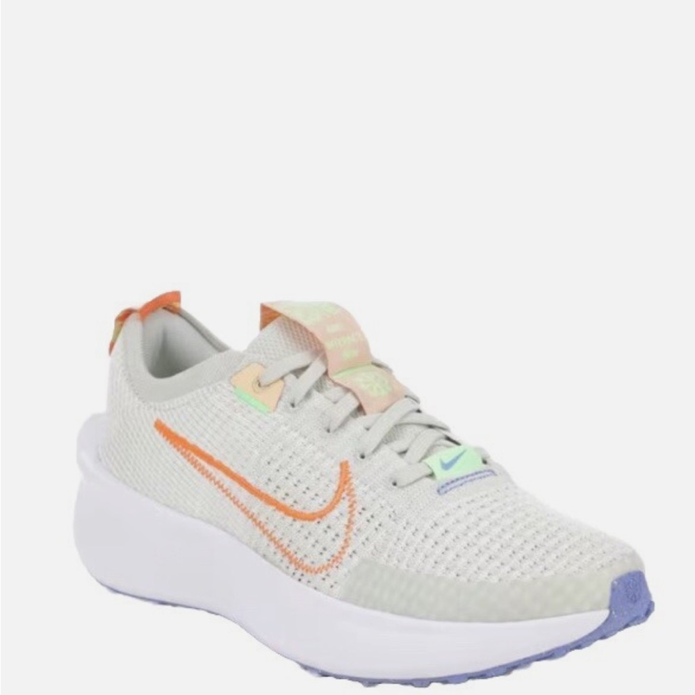 Nike White and Orange Running Shoes